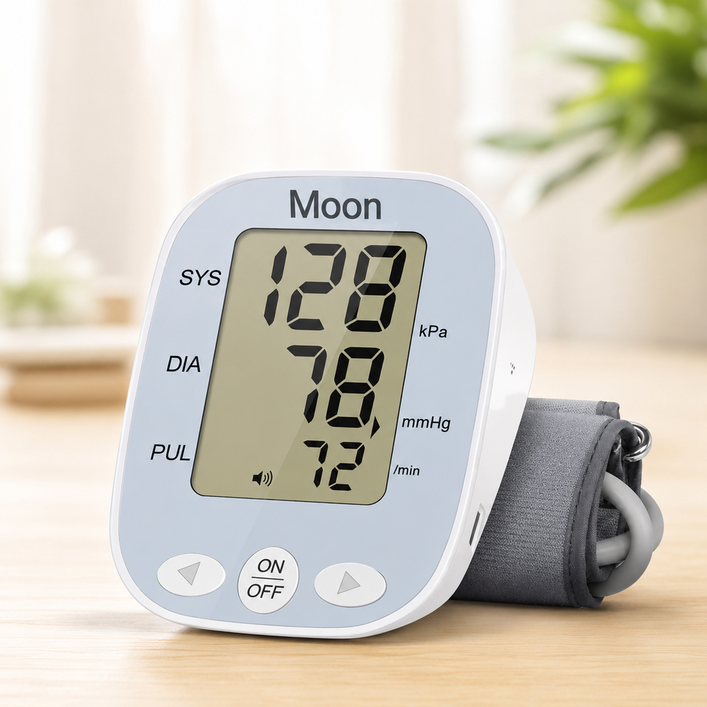 Moon automatic upper arm blood pressure monitor